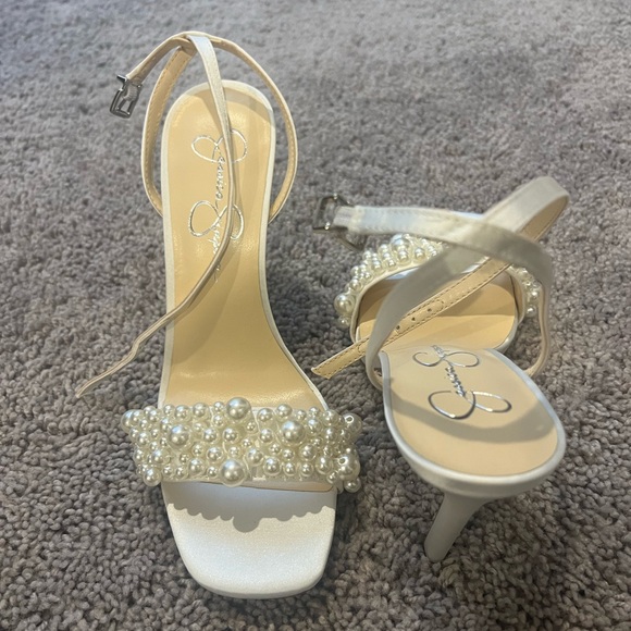Pearl Embellished Heels - Picture 3 of 4